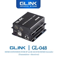GLINK(GL-048)-HDMI EXTENDER OVER IP 120M 4K KVM FUNTION