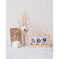 AESTHETIC Calendar | KOREAN DECORATION CALENDAR | ABADI CALENDAR WOODEN CALENDAR