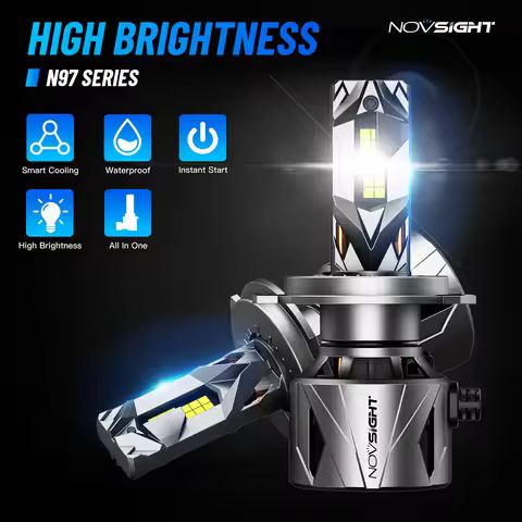 NOVSIGHT A500 N97 H4 LED Headlight For Car H7 LED H11 9005 9006 6500K 60000LM 240W 9-32V LED Auto He
