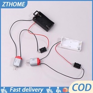 White 130 Motor Kit With 2xAA Battery Storage Case And 16500 RPM DIY Electronic Motor Circuit Models