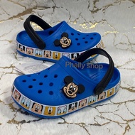 CROCS Fun Lab Disney Mickey Mouse Lights Clog รองเท้าลำลองเด็ก CROCS รองเท้าเด็ก ใส่ได้ทั้งเด็กผู้ชา