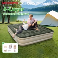 🔥Free pillow🔥 MODOFO Inflatable Air Bed tilam queen with Elect Pump Automatic Portable For CampTent