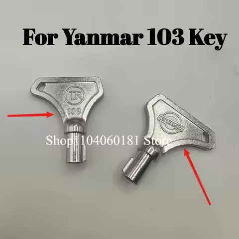 2PCS 123482-91291 Ignition Key For Yanmar Marine 301 Keys