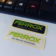 Ferrox Resin Embossed Sticker Filter 3d Motorcycle Embossed Sticker