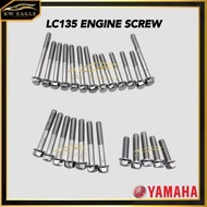 YAMAHA LC135 V1-V8 ENGINE SCREW COMPLETE SET SKRU COVER