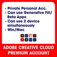 Adobe Creative Cloud Account (Private Acc) Win/Mac