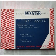△﹍Toyota 4AF Corolla GL 1989-1991 1.6 Carburetor Repair Kit Keyster