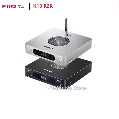 FiiO K13 R2R Desktop DAC & Headphone Amp, High-Fidelity 24Bit R2R DAC, Powerful 2400mW Output, LDAC 