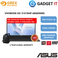 ASUS VIVOBOOK GO 15 E1504F-ABQ050WS / E1504F-ABQ051WS / E1504F-ABQ052WS LAPTOP(RYZEN 5 40,16GB,512GB