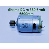 Promo dinamo DC RS 380 6 v 6500 rpm Murah