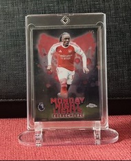 Arsenal 阿仙奴 Eberechi Eze 伊斯 2026 Topps Chrome Premier League Monday Night Lights Red Refractor 1/5 球