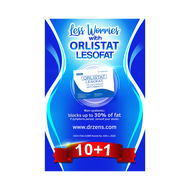 Dr. Zen's Lesofat (Orlistat)  10 Plus 1 Promo Pack