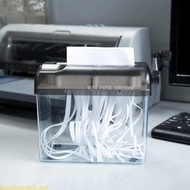 Love Mini Manual Paper Shredder A6 Office Document Destroyer Receipts Tickets Cards