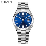 Citizen Mens Mechanical Watch NJ0150-81X ทันสมัย สแตนเลสสตีลอัตโนมัติหน้าปัดกลมกันน้ําสไตล์ธุรกิจนาฬ