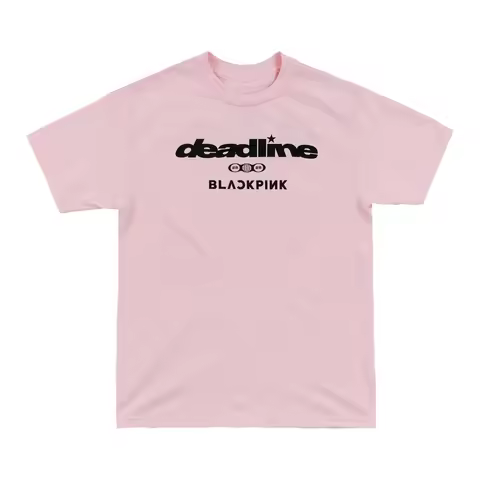 2026 Men Women Kids BLACKPINK Print T‑Shirt Kpop Deadline World Tour Fan Merch Retro Text Graphic Sh