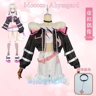Hololive Vtuber EN Fuwawa Mococo Abyssgard Cos Suit Anime Game Women's Suit Plain Costume Cosplay Se