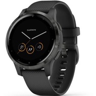 Garmin 010-02172-12 Vivoactive 4S Slate/ Black Silicone - English 香港1年保養行貨