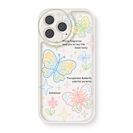 Good case airbagcase For IPhone 14 Pro Max IPhone Case Thickened TPU Soft Case Clear Case Airbag Shock Resistant Beautiful Butterfly for iPhone 11 12 13 14 Pro Max 15 Pro Max iPhone XR 7 8 Plus X XS Max SE 2020(without holder)