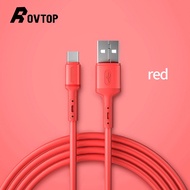 Rovtop USB 5A Type C Cable For Samsung S20 Huawei P40 Mate 30 Mobile Phone Fast Charge Wire Cable Original Supercharge Super Charger