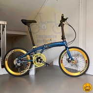 👮 Crius Velocity 22” 𝗠𝗥𝗧/𝗕𝘂𝘀-𝗳𝗿𝗶𝗲𝗻𝗱𝗹𝘆 14 Freebie 𝗟𝗶𝗴𝗵𝘁𝘄𝗲𝗶𝗴𝗵𝘁 Folding Foldable Bicycle Bike Royale Bl