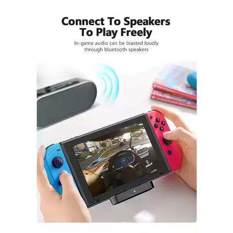 USB C Bluetooth 5.0 Audio Transmitter A2DP SBC Low Latency USB Dongle For Nintendo Switch PS4 TV PC 