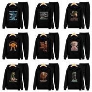 ANOMALI ANOMALI BRAINROT MOTIF CHILDREN'S HOODIE SET