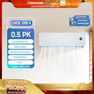 CHANGHONG AC 0.5 PK AC 1/2 PK STANDARD CHOL-05L4 (INDOOR OUTDOOR UNIT ONLY) GARANSI RESMI 10 TAHUN