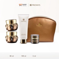 Promys พรอมมิส ครีมบำรุงผิวหน้า 30ก. x2 + ครีม 5ก. x1 + กระเป๋าเครื่องสำอางค์ x1 + โฟมล้างหน้า x1