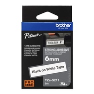 Brother Strong Adhesive TZe Tape – Up To 6mm ~ 36mm | Extra Strength Labels For Tough Environments