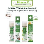 [GENUINE] Combo of 2 Milaganics Lip Balm 4.5g - Aloe Vera Lip Balm Safe Lead-Free Lip Balm