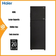 Haier HRF-458IHM 458L 2-Door Refrigerator Twin Inverter 5 Star Energy Saving HRF458IHM Peti Sejuk