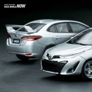 LY 1/64 Pop Race Toyota Vios GR Sier Diecast Scale Model