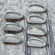 PING EYE 2 Orange Dot 5-6-7-8-9-W-S Golf Iron Set Steel Shaft 7&S Grinded Face - Japan PreOwned