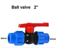 63mm poly pipe fitting Poly Pipe Connector PE Compression Fittings PE Coupling Tee PE compression ac