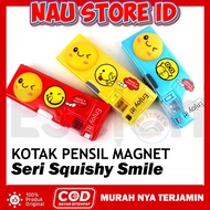 Squishy SMILE Doll Series Magnetic Pencil Case/SQUISHY SMILE Magnetic Pencil Case 551-13/SQUISHY Pencil Case - NAU STORE ID