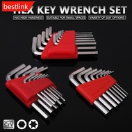 BESTLINK 5/8/11Pcs 1.27-6mm Hex Key Set Allen Wrench Metric WrenchAllen Wrench Metric Wrench Inch Wr