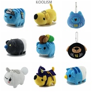 KOOLISM Bugcat Capoo Keychain, Blue Cat Toy Multiple Style Bugcat Pendant, Lovely PP Cotton Cartoon 