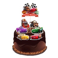 CARS lightning Mcqueen Cake Topper LAMINATED DIY