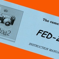 FED-2 相機蘇聯 Leica & Tessar 英文手冊副本說明書