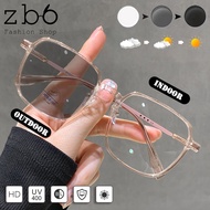 2 in 1 Photochromic Anti Radiation Glasses Computer Glasses Anti Blue Light Replaceable Lenses PC Fashion Eyeglasses Frame  For Women Men