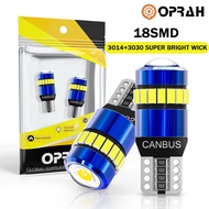 [Ready Stock] 2PCS T10 W5W LED Bulb Super Bright 3014 3030 18SMD Parking Light Roof Light Turn Signa