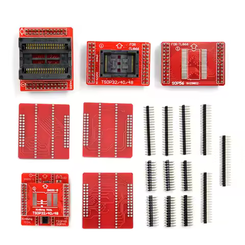 Adapters MiniPro TL866 Universal Programmer TSOP32 TSOP40 TSOP48 SOP44 SOP56 Sockets TL866A TL866CS