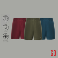 [แพ็ก 3 ตัว] GQ Minimal Shorts™ กางเกงลำลองขาสั้น สไตล์มินิมอล