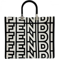 FENDI Sunshine Medium Marc Jacobs Collaboration 8BH386 兩用手提包/托特包/單肩包 皮革 白色/黑色/銀色五金 女款 [二手]