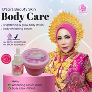 BODY LOTION 100gr + WHITENING SERUM 20ml DSARS BEAUTY SKIN ORIGINAL 1000%