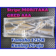 Stripe Sticker Cover Set Yamaha 125 125ZR Y125 Y125ZR KUNING DIRAJA [MORITAKA]