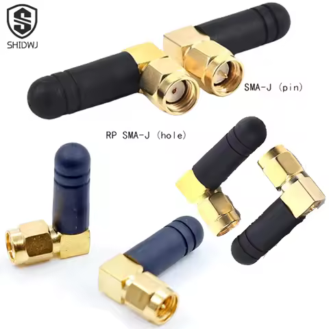 2Pcs/lot Mini Rubber 3dBi 2.4ghz WIFI Antenna SMA Male Router Bluetooth Antennas Wireless Module GSM