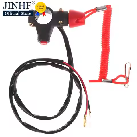 Hot sale 1PC ATV Motorcycle Boat Tether Lanyard Emergency Kill Stop Engine Switch Push Button for Po