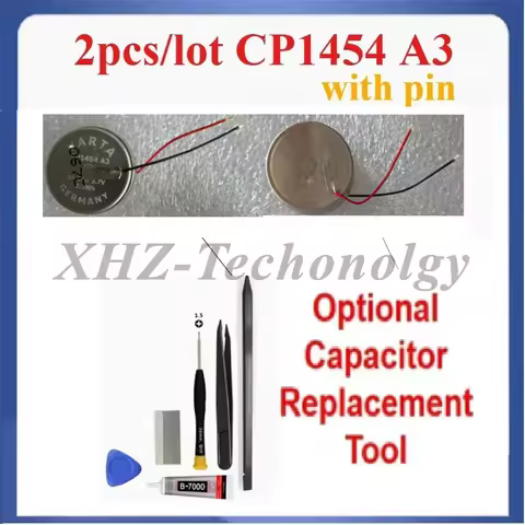2pcs CP1454 A3 1454 A3 Capacitor Battery for SoundSport Free Earphone,GALAXY Buds PLUS Earphone,Gear