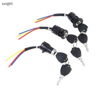 [ceight] Universal Ignition Switch Key Power Lock For Electric Bicycle Electric Scooter SG